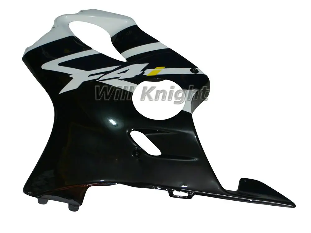 Черно белые комплекты обтекателей из АБС пластика для Honda CBR600 F4i 2004 2005 2006 2007|Полные