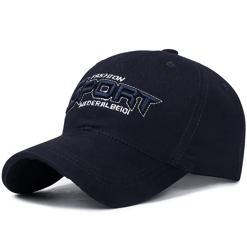 

Spring Autumn New Cotton Baseball Cap Men and Women Leisure Sports Sunscreen Sun Hat Three Dimensional Embroidered Hat
