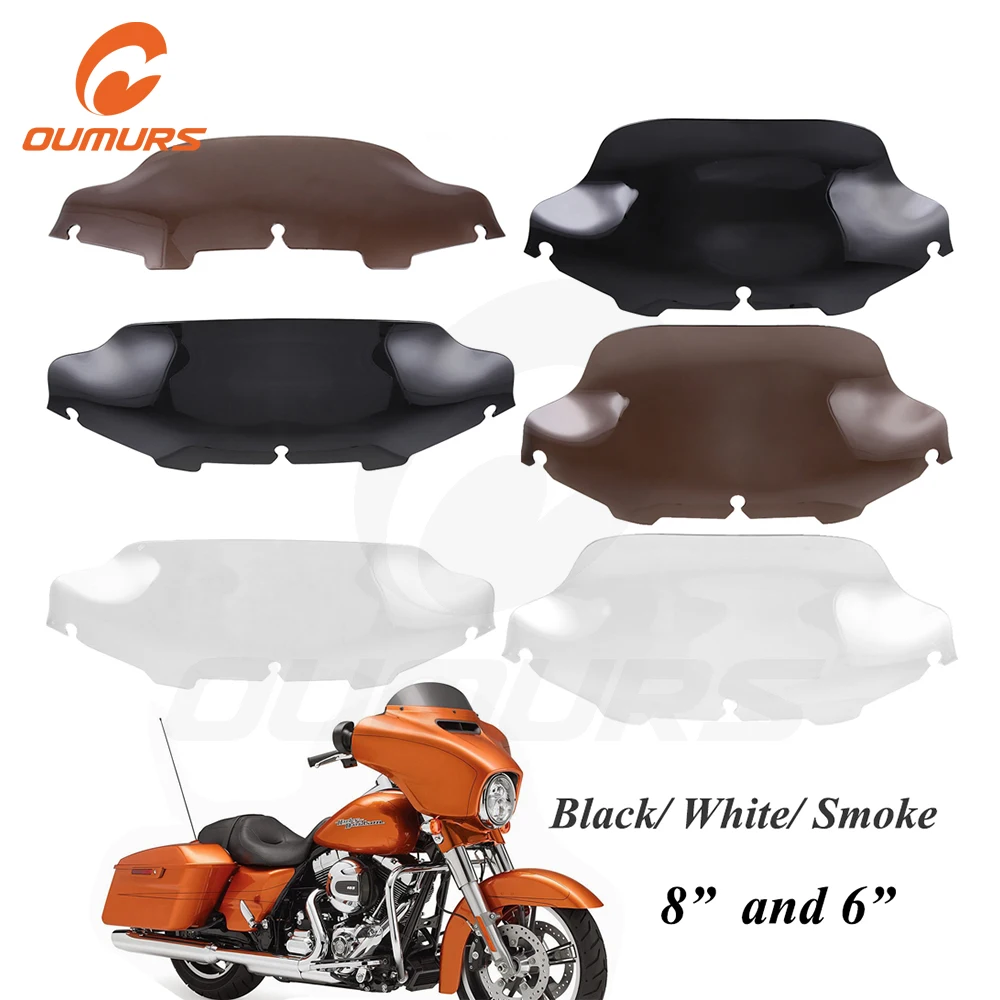Обтекатель для лобового стекла мотоцикла ouwalls 6 &quot8&quot Wave Harley Touring Electra Street Glide CVO FLHX
