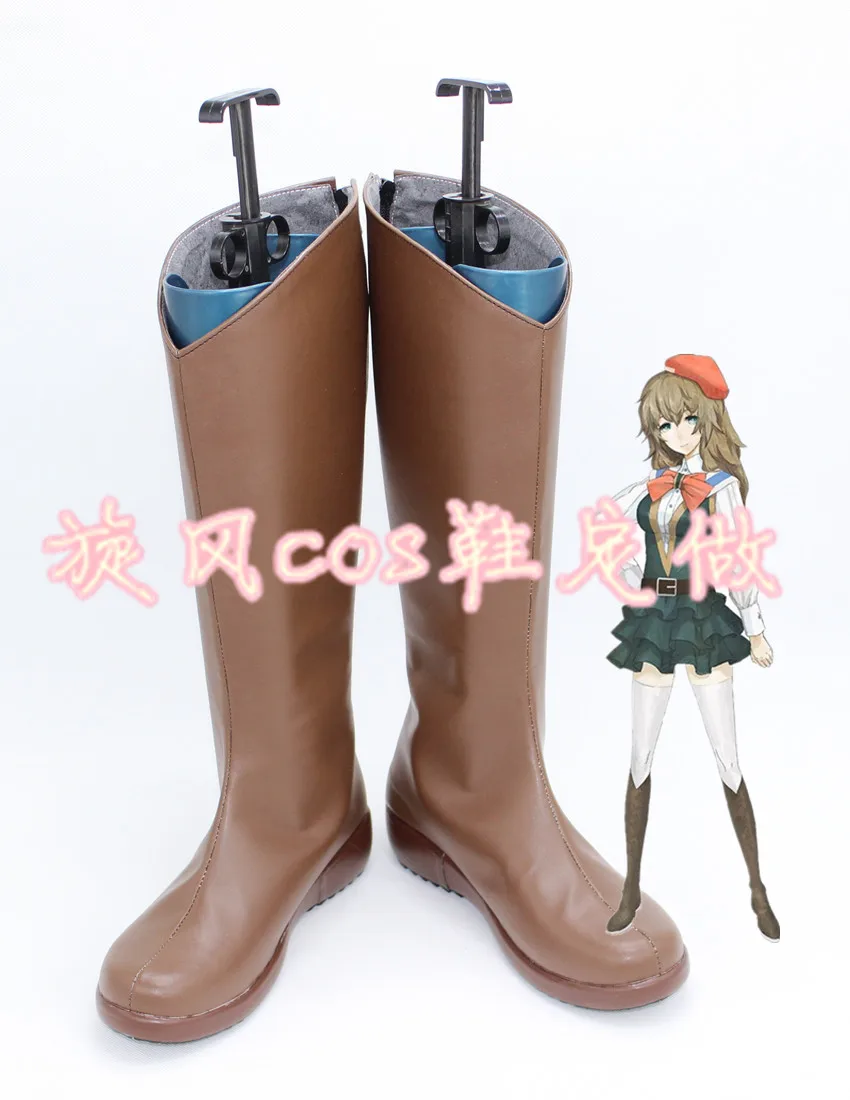 

Steins Gate Amane Yuki Cosplay Shoes Boots Anime Characters Anime Costume Prop