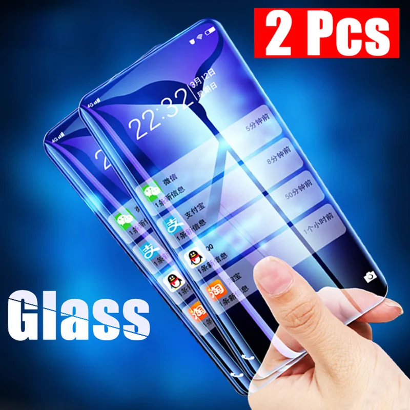 2/1 шт. закаленное стекло HD для Xiaomi Mi CC9e CC9 9T Pro F1 защитное на Note 10 lite 9 Se Lite Передняя