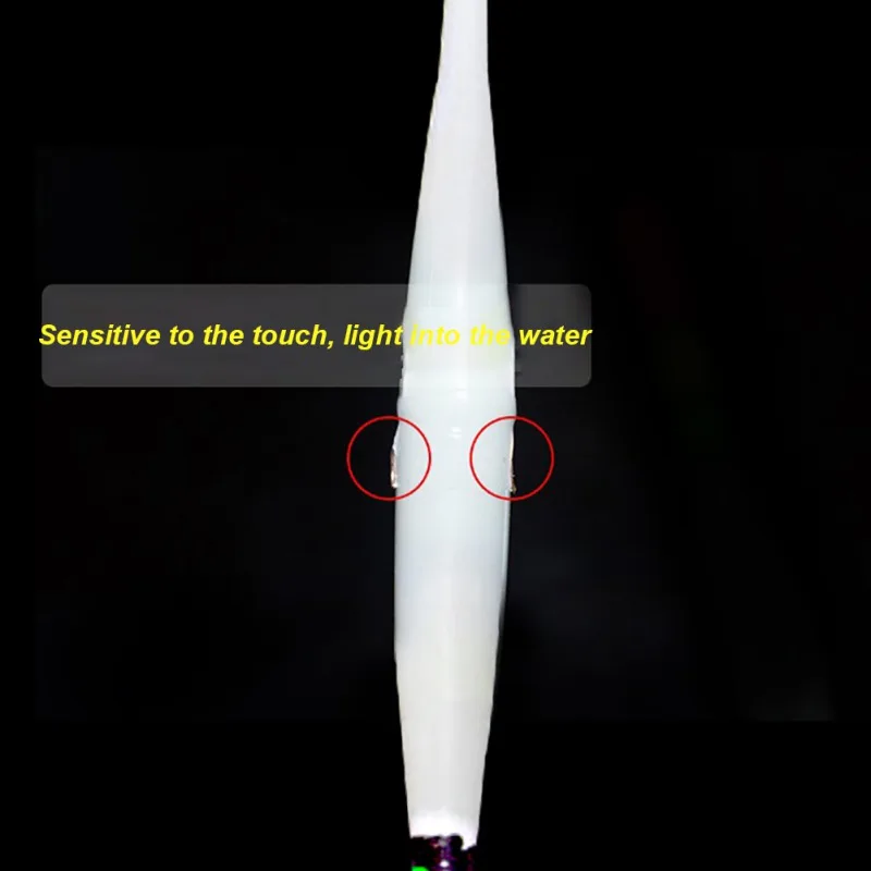 Поплавок для рыбалки светящийся поплавок вертикальный пластиковый Ночной