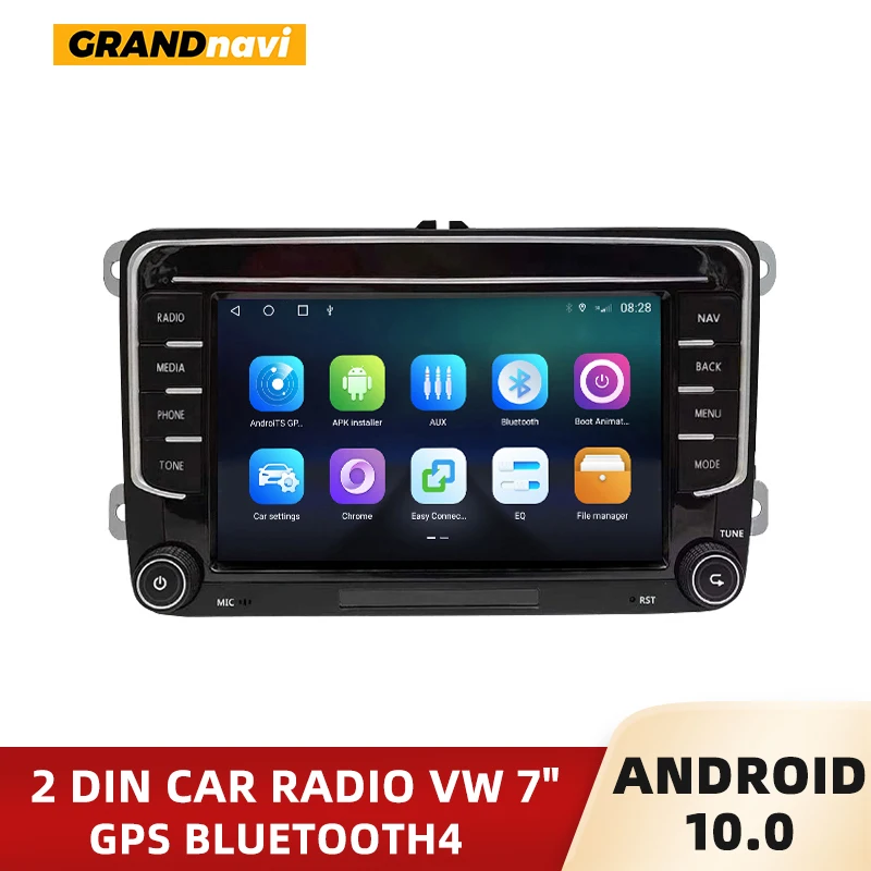

GRANDnavi 2 Din Android 10 Car radio GPS Navigation For VW Passat B6 amarok volkswagen Skoda Octavia 2 superbJetta T5 golf 5 6