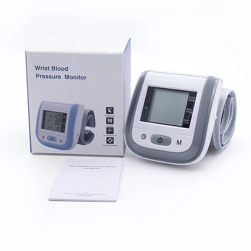 

Yonker, YK-BPW1, Digital LCD Wrist Type Blood Pressure Monitor Automatic sphygmomanometer Tonometer
