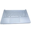 Подставка для рук JIANGLUN с клавиатурой, для ноутбука hp 14-DQ TPN-Q221, серебристого цвета