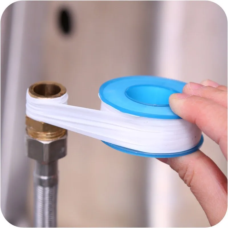 Waterproof(Sealing) Tape for Valve Faucet Tube Plumbing Connector Seal Water Gas Pipe Sealing Tapes PTFE Roll Random | Обустройство