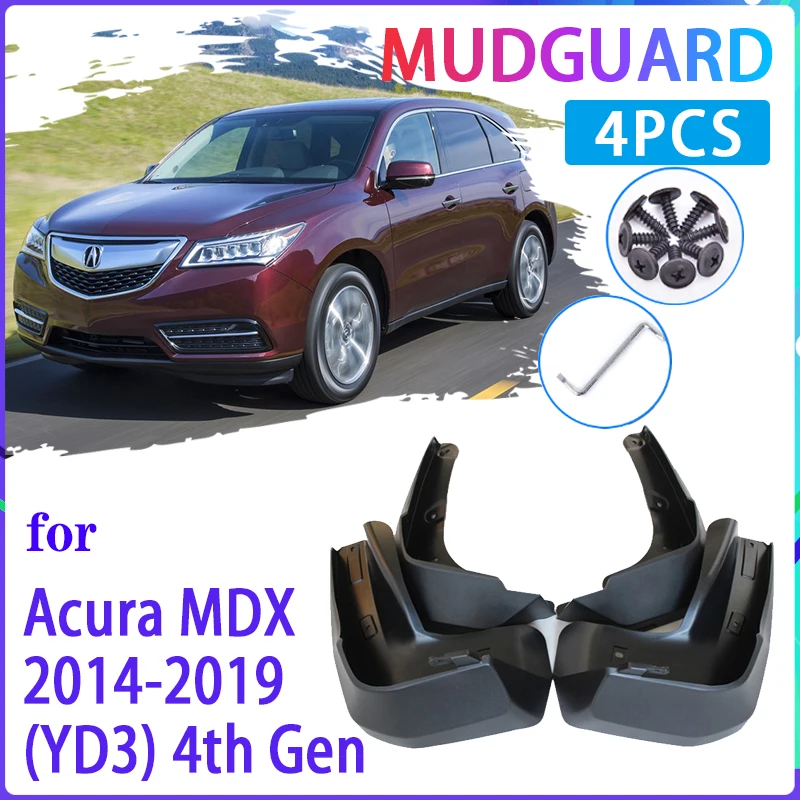 

Car Mud Flaps for Acura MDX YD3 2014 2015 2016 2017 2018 2019 Mudguard Splash Guards Fender Mudflaps Auto Accessories