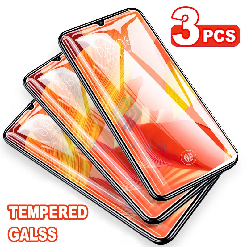 3-1 Pcs Tempered Glass For Huawei P30 Nova 5 5i 5T 6 Honor 9X 20 20S Lite Pro Screen Protector For Mate 30 20 Protective Film