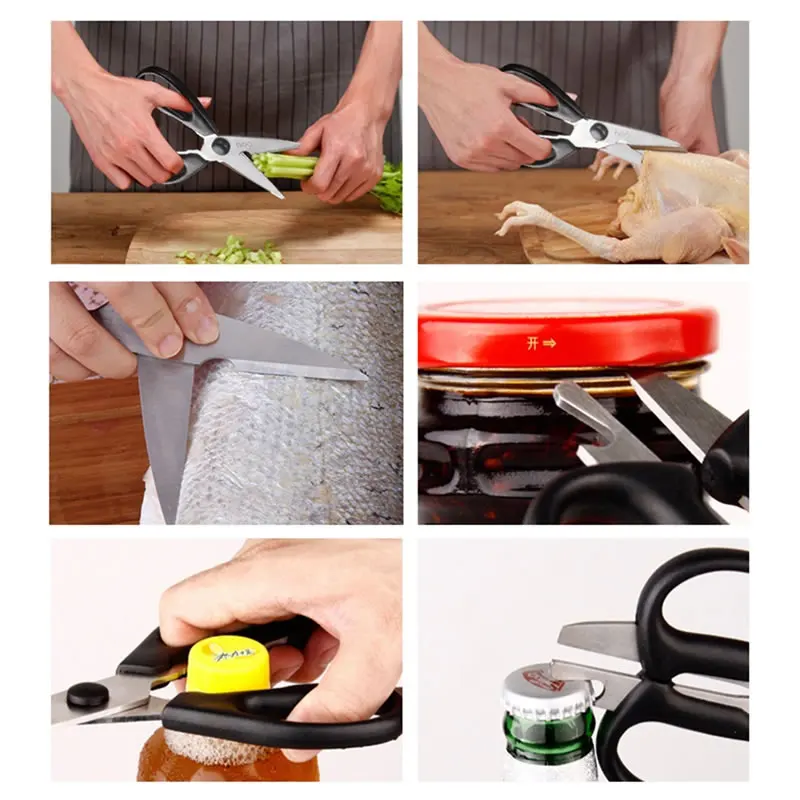 Ножницы для резки пищи 6 в 1 ножницы из нержавеющей стали еды нож обвалки мяса