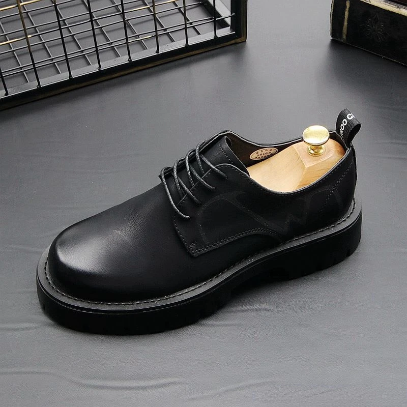 Beli CuddlyIIPanda Sepatu Kasual Fashion Pria Sneakers Sol Tebal Musim Semi Musim Gugur Sepatu Bot Pergelangan Kaki Santai Desainer Mewah Retro Baru