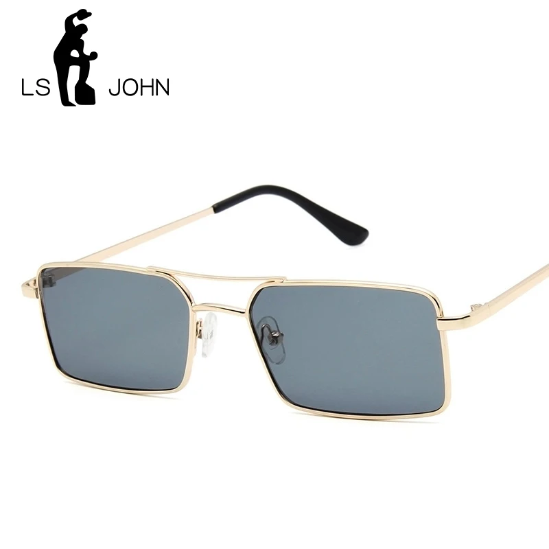 Очки солнцезащитные LS JOHN мужские и женские небольшие прямоугольные брендовые