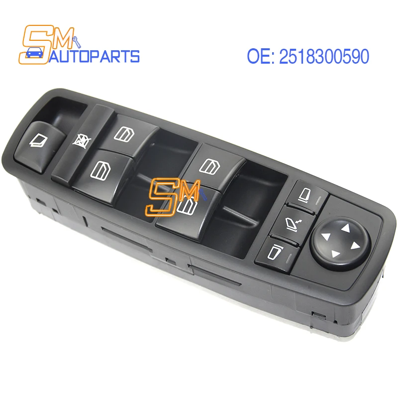 Новый боковой переключатель стеклоподъемника 2518300590 A 251 830 05 90 A2518300590 для Mercedes Benz GL