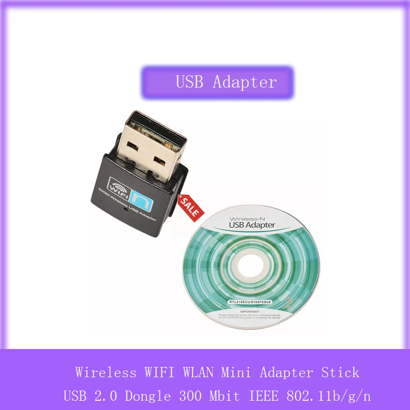 Беспроводной Wi Fi WLAN мини адаптер USB 2 0 Ключ 300 Мбит IEEE 802.11b/G/N|wireless wifi|adapter usb wifiwifi stick |