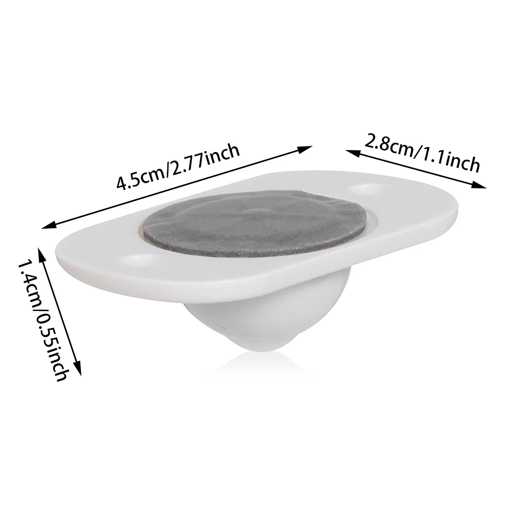 

4pcs Paste Type Universal Pulley Adhesive Pulley Storage Box Pulley Can Self-adhesive Pulley Home No Noise No Scratches Box