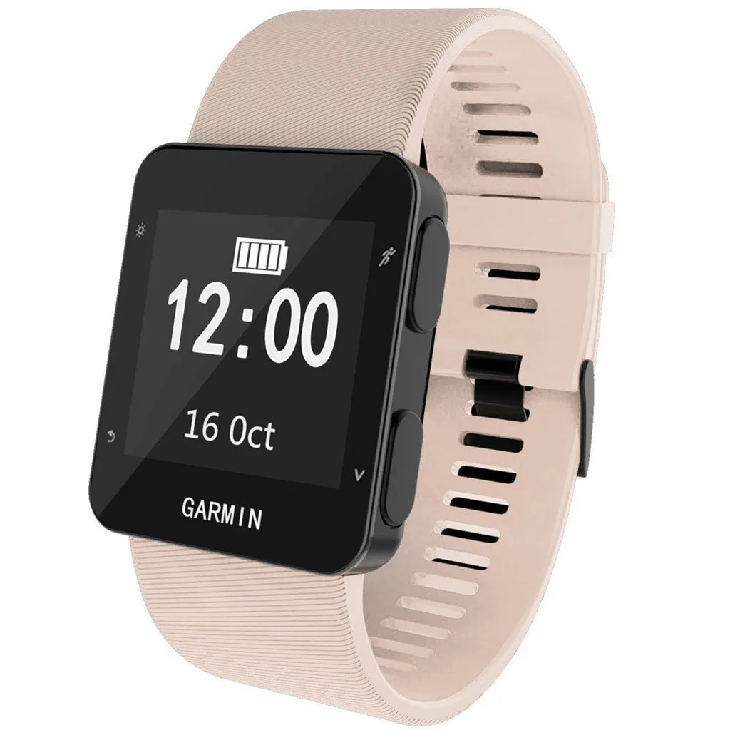 Спортивный силиконовый сменный Браслет с ремешком для Garmin Forerunner 30 35 Смарт часы браслет аксессуары#923