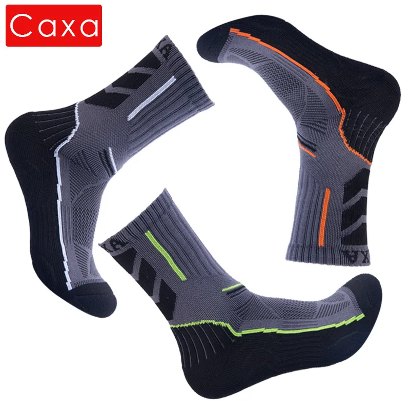 CX14037 Caxa Outdoor Sports Socks Breathable Quick-drying for Hiking Running Basketball Fitness