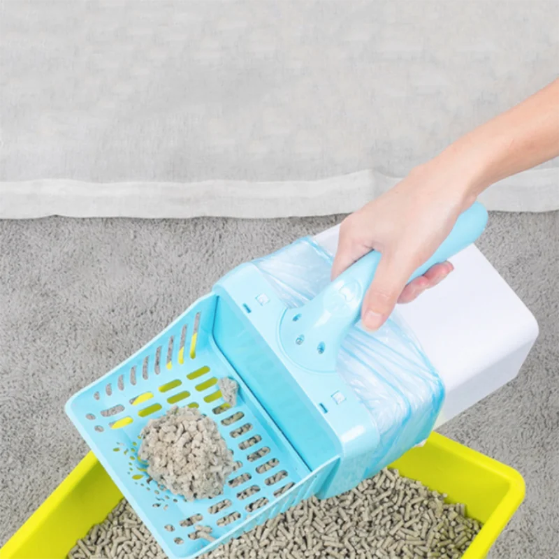 

1Pc Pet Litter Cleaning Sifter Plastic Hollow Food Scoop Semi-closed Portable Durable Dog Cat Kitten Toilet Neater Shovel Tool
