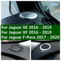 dashboard loudspeaker ring cover fit for jaguar xe xf 2016 2019 f pace 2017 2020 car styling stereo speaker tweeter trim