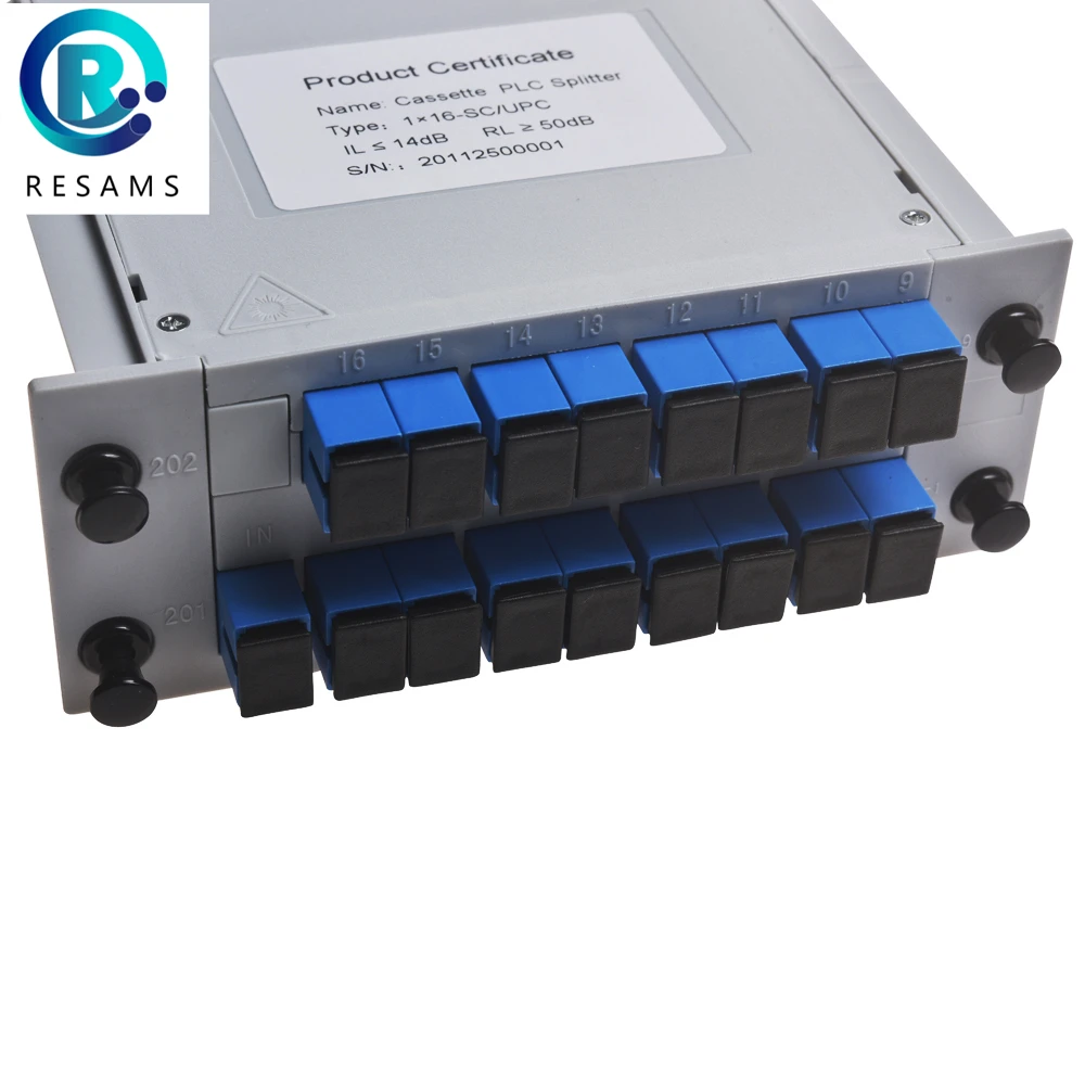 Волоконно-оптический сплиттер Resams Lgx типа SC UPC 1*16 без разъема небольшой объем один
