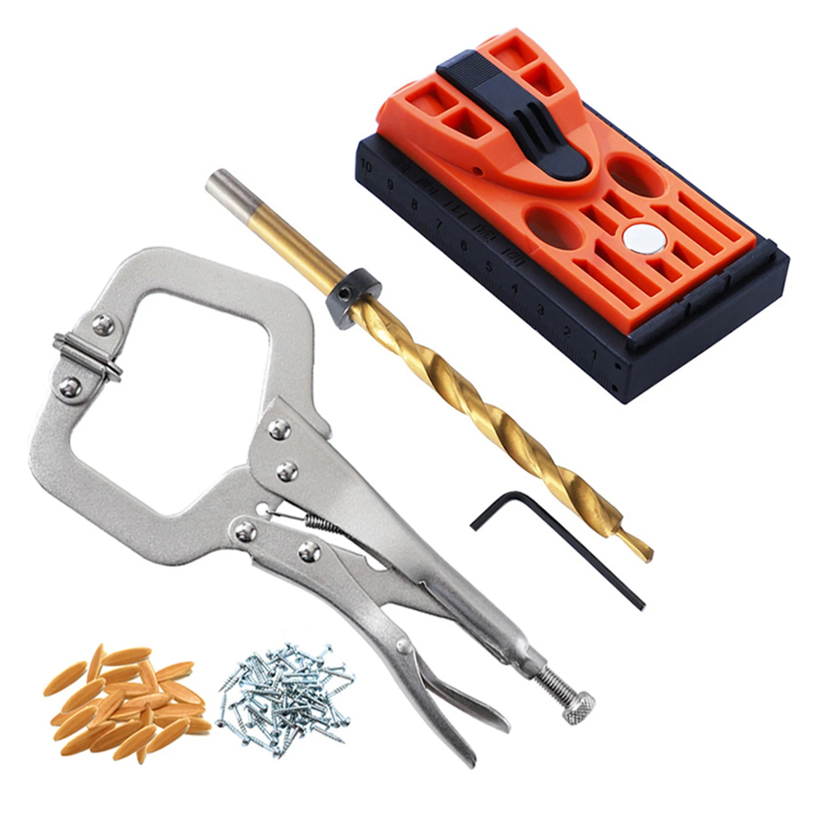 

Наклонное отверстие для деревообработки Φ 9,5 мм высокоскоростное стальное сверло направляющее сверло инструменты для деревообработки DIY