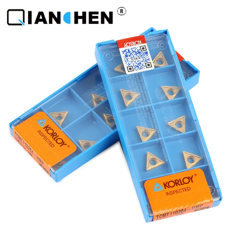 

Korloy TCMT110204-HMP NC3030 (10pcs/lot) CNC Industry Turning Tool Inserts Genuine Original High Quality High-performance Korea