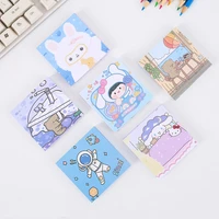 korean creative anime cartoon astronaut memo pads girl sticky notes office learn kawaii stationary planner message tag notebook