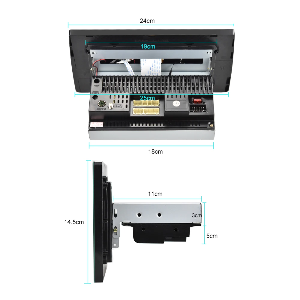 Автомобильный мультимедийный плеер Hikity 2 din на Android с экраном 10 1 дюйма поддержкой
