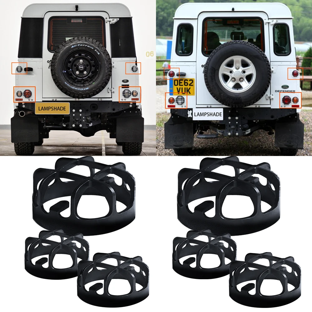 Передние и задние противотуманные боковые фары Крышка для Land Rover Defender 90 110 детали