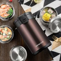 Термос с вложенными контейнерами из нержавеющей стали#1