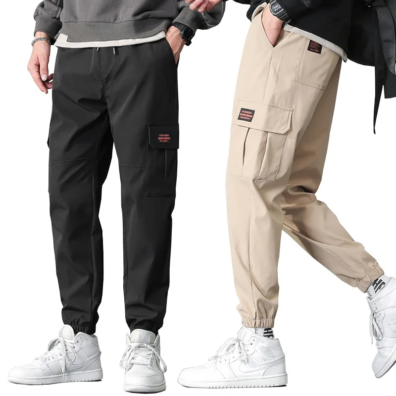 

Men's pants summer loose-fitting work pants sweatpants men's fashion brand couple casual men's pants Overalls Large size loose