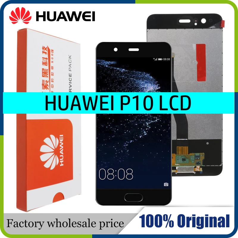 Оригинальный 5 1 &quotЖК-дисплей для huawei P10 ЖК-дисплей с сенсорным экраном дигитайзер