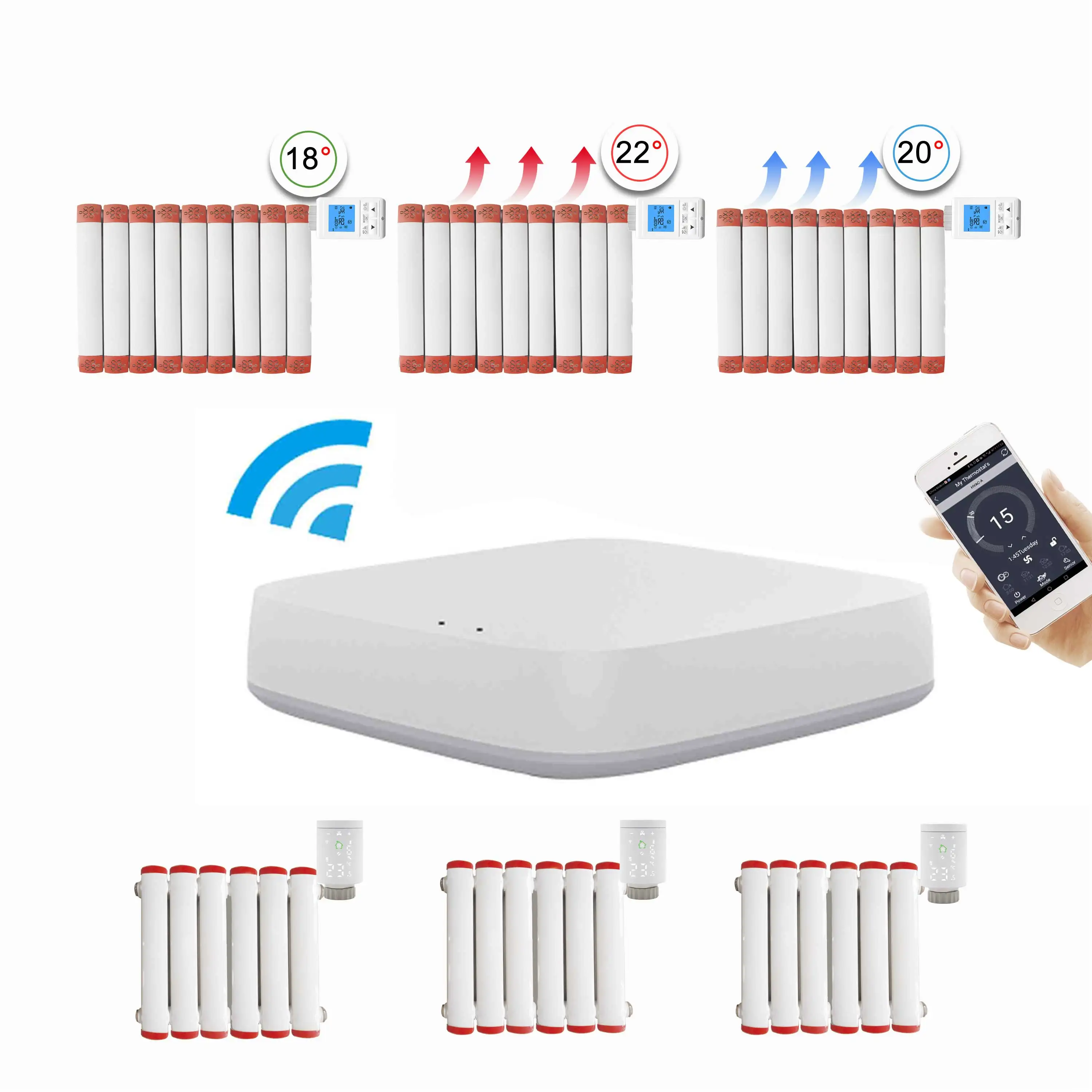 

Термостат TUYA Zigbee с Wi-Fi, 3,0 в, 4,5 в