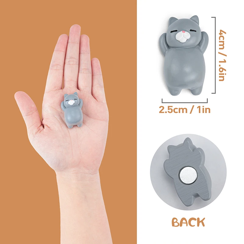 8 pack fun cat refrigerator magnets kitchen decor fridge cat ornament cute office magnet for whiteboard cabinets photo decore free global shipping