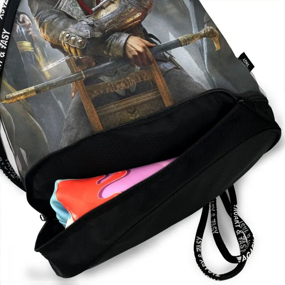 

Assassins Creed Drawstring Backpack Bag for Men Women Kids - Great for Yoga, Travel, Hiking, Beach Bags