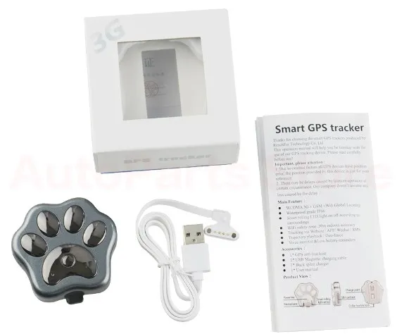 Black with box RF-V40, 3g, IP66, водонепроницаемый, для домашних животных, анти-потеря, gps трекер, GSM, гео-забор, сигнализация, голосовой монитор, Wi-Fi, глобальная,, пожизненная дорожка - Цвет: Black with box