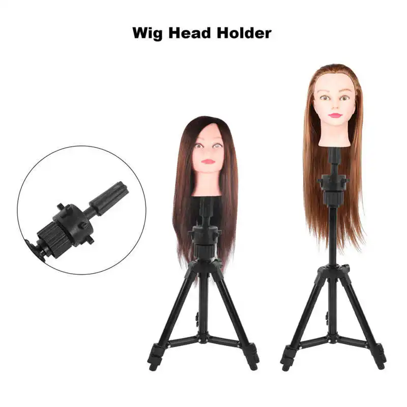 

Tripod Wig Head Mold Holder Stand Bracket Aluminum Alloy False Head Mold Stand