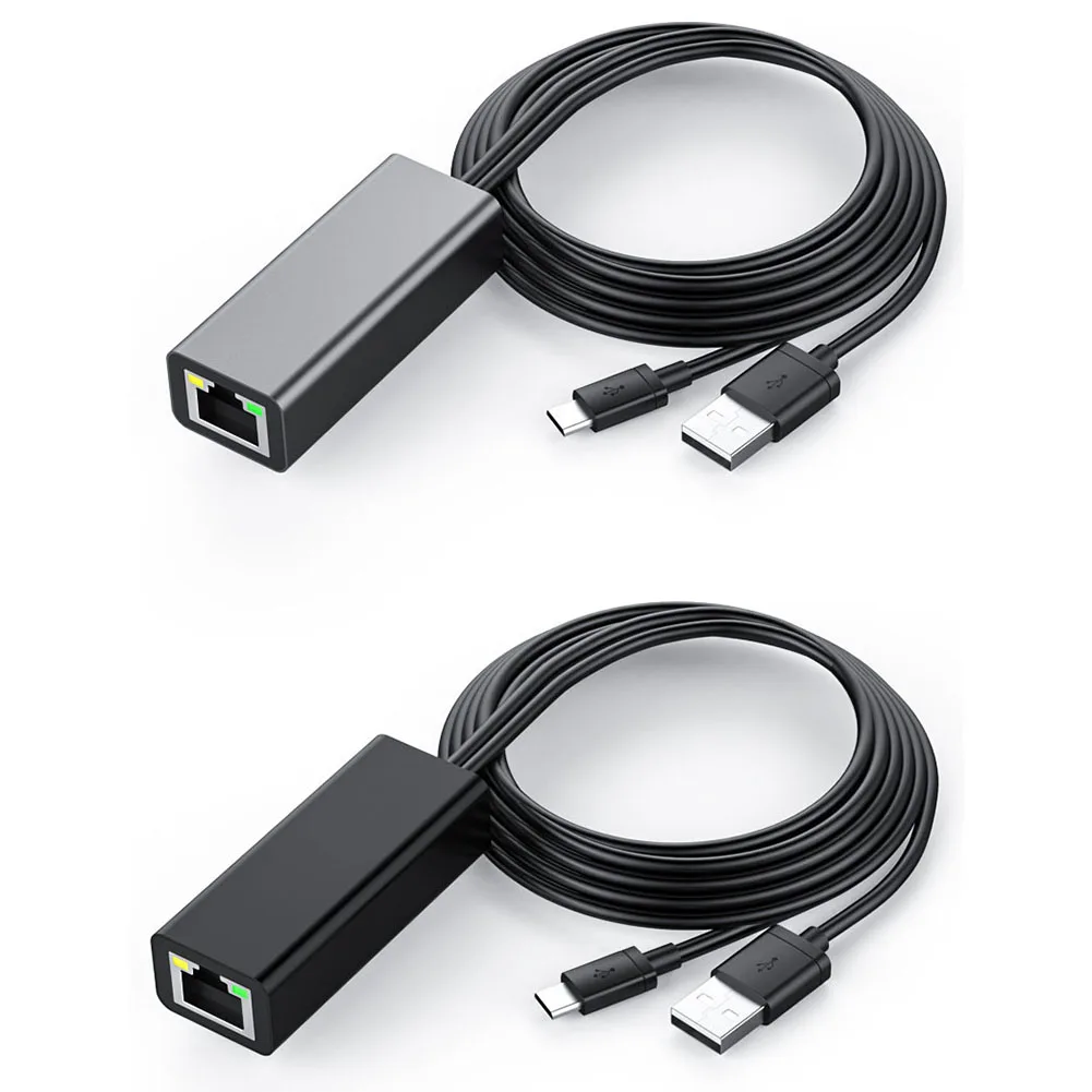 1 м Micro USB2.0 к RJ45 10/100 Мбит/с USB Ethernet адаптер сетевой карты для пожарной ТВ