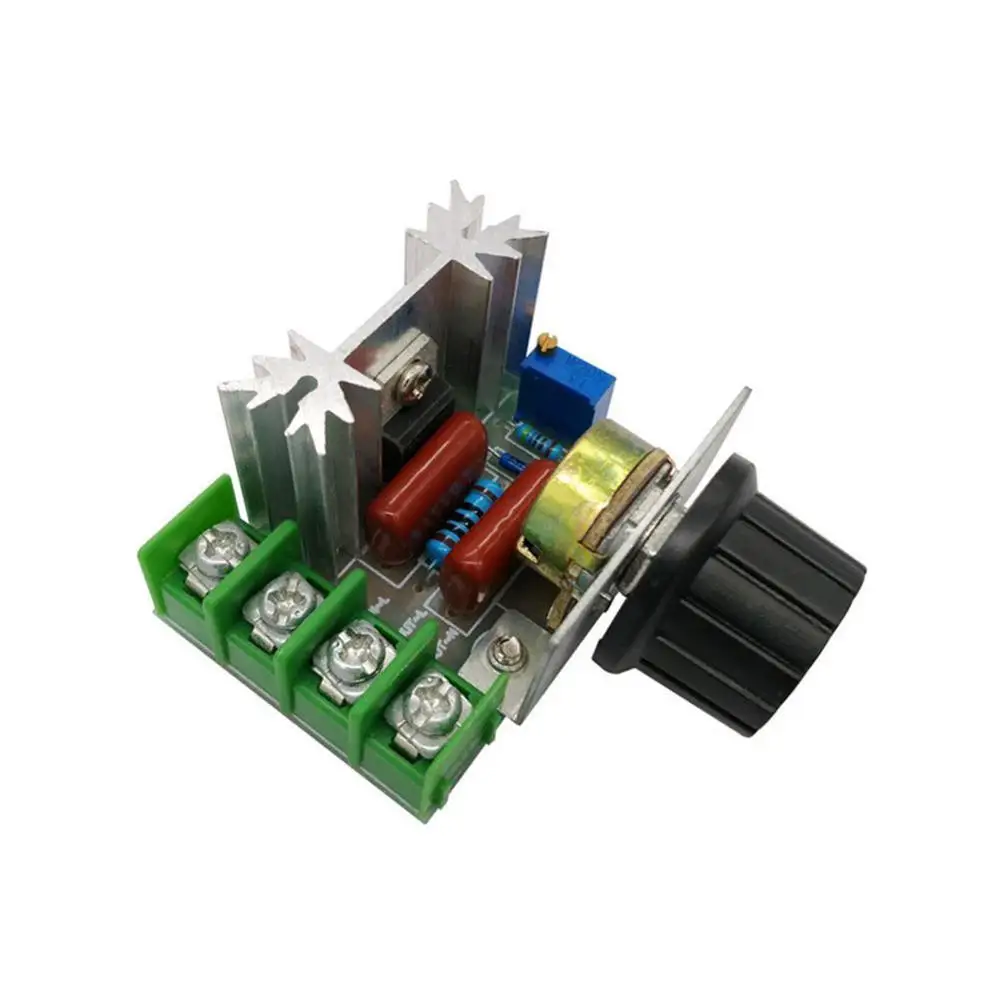 Регулятор напряжения 2000 Вт переменного тока 220 В регулятор скорости двигателя