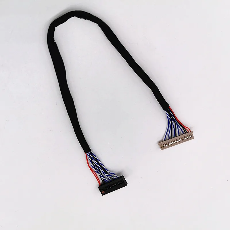 Универсальный ЖК экран DF14 20 Pin 1ch 8 битный LVDS кабель 25 см для 4 15 дюймов