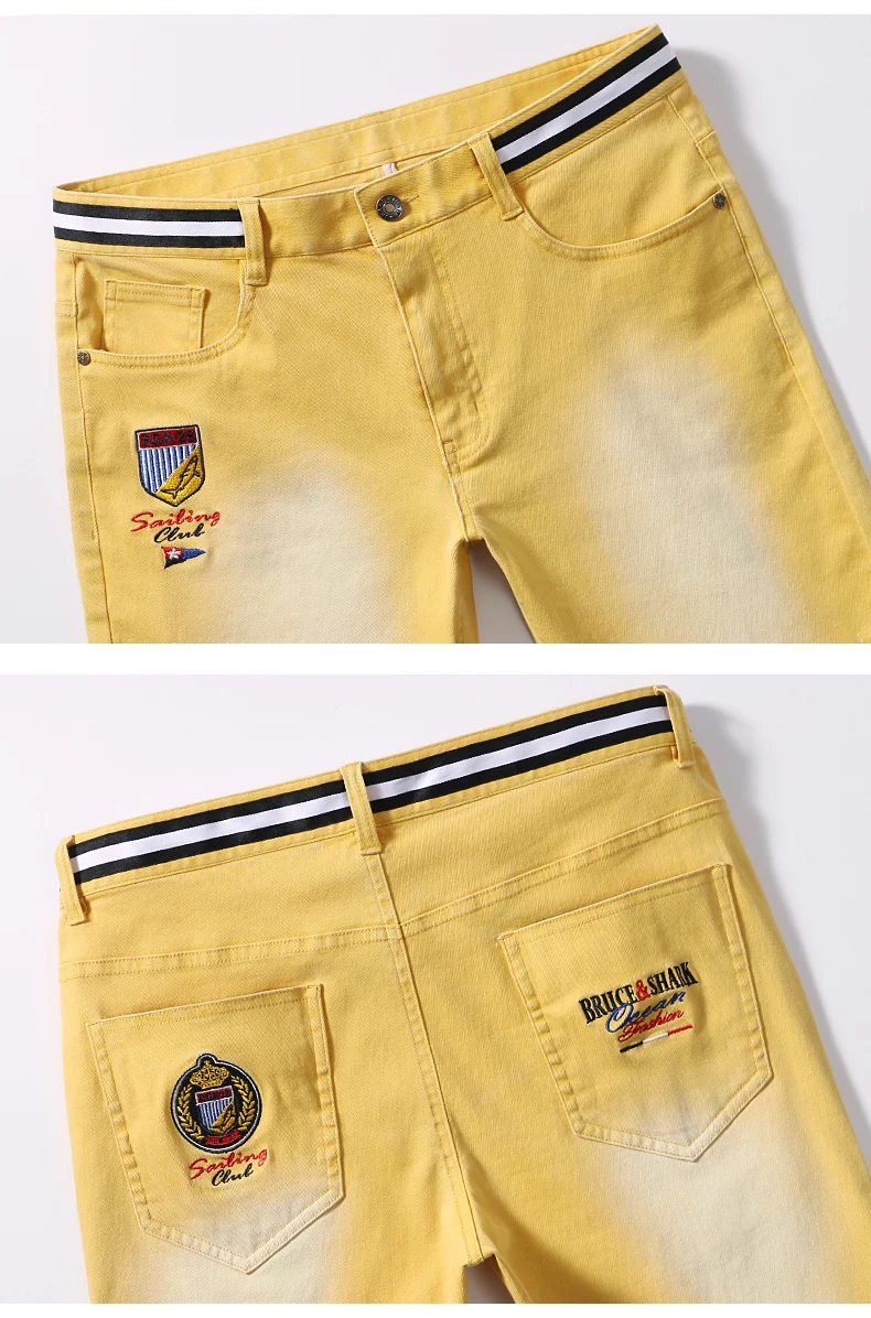 

New 2021 Summer Men Business Denim Casual Fashion Stretch Soften Cotton Short Jeans Straight best quality