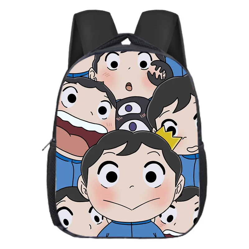

King Ranking Backpack Billetera Cartoon Backpack Student School Bag Kawaii Anime Bojji Children Bag Portefeuille
