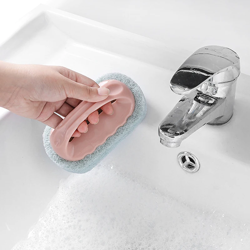Strong cleaning brush decontamination sponge cloth bathtub ceramic tile kitchen sink dishwashing artifact |