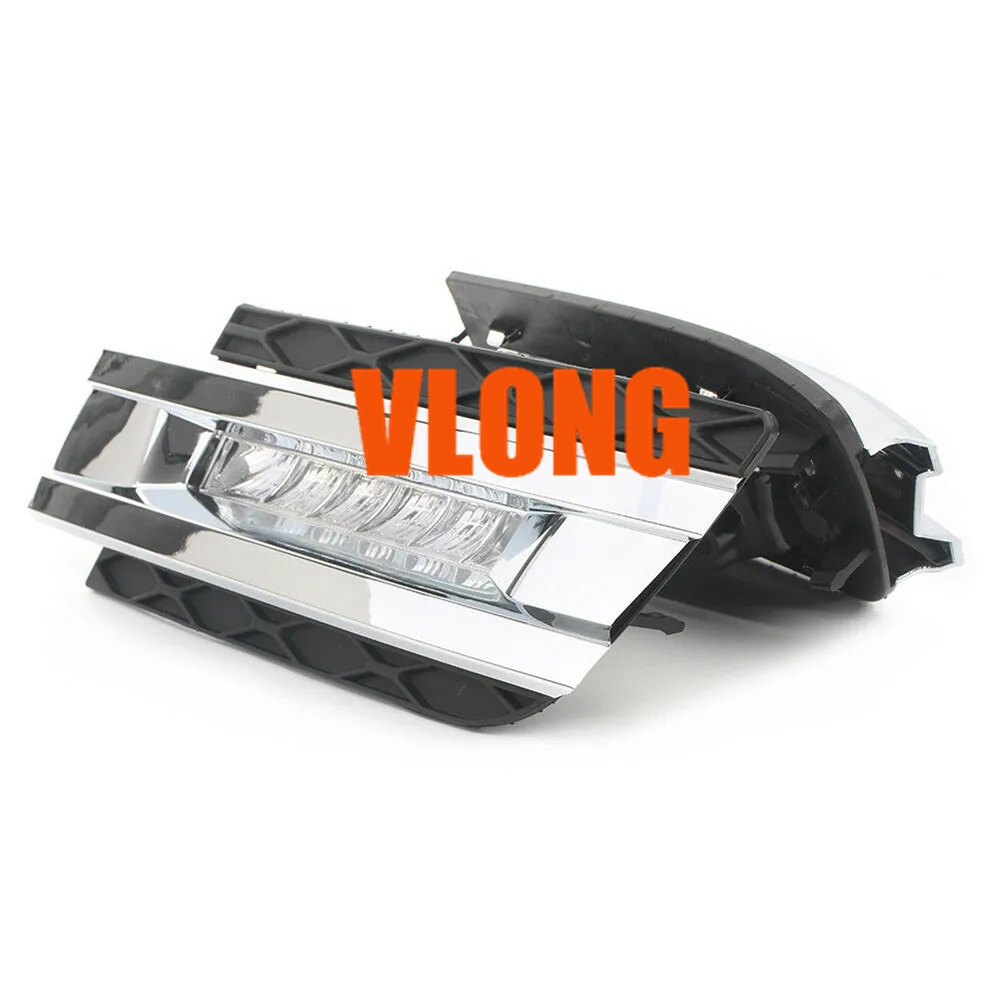 Fog Light Run lamp 06-09 2x White LED DRL Daytime For Mercedes-Benz X164 GL450 |