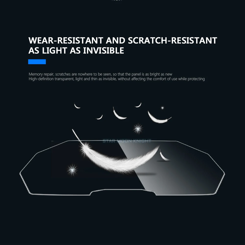 Молоциклов кластерный экран приборной панели инструмента защиты пленки для YAMAHA