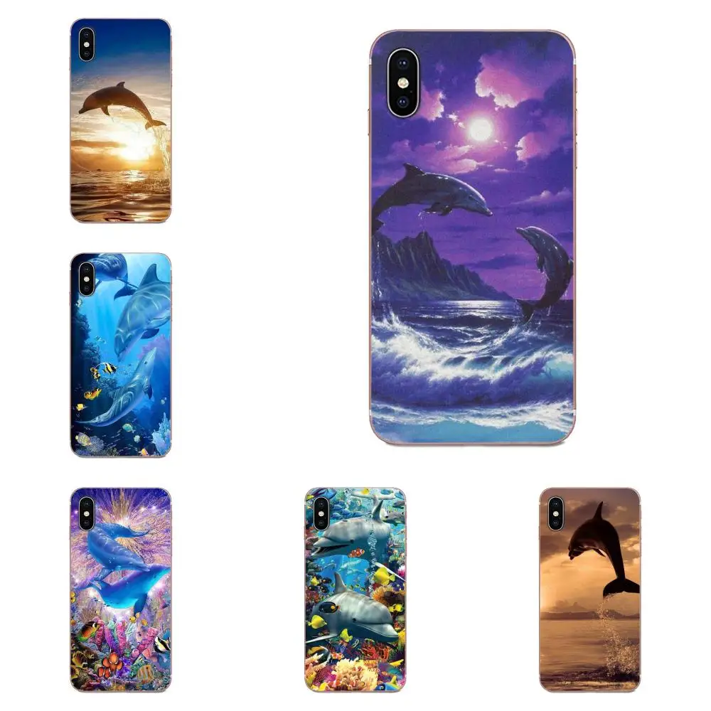 Мода Океан Дельфин танец и прыжки для LG G2 G3 G4 G5 G6 G7 K4 K7 K8 K10 K12 K40 Mini Plus Stylus ThinQ 2016 2017 2018