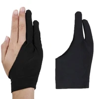 1pc two finger glove anti fouling drawing artist anti dirt painting tool universal graphic soft fingerless tablet glove s l
