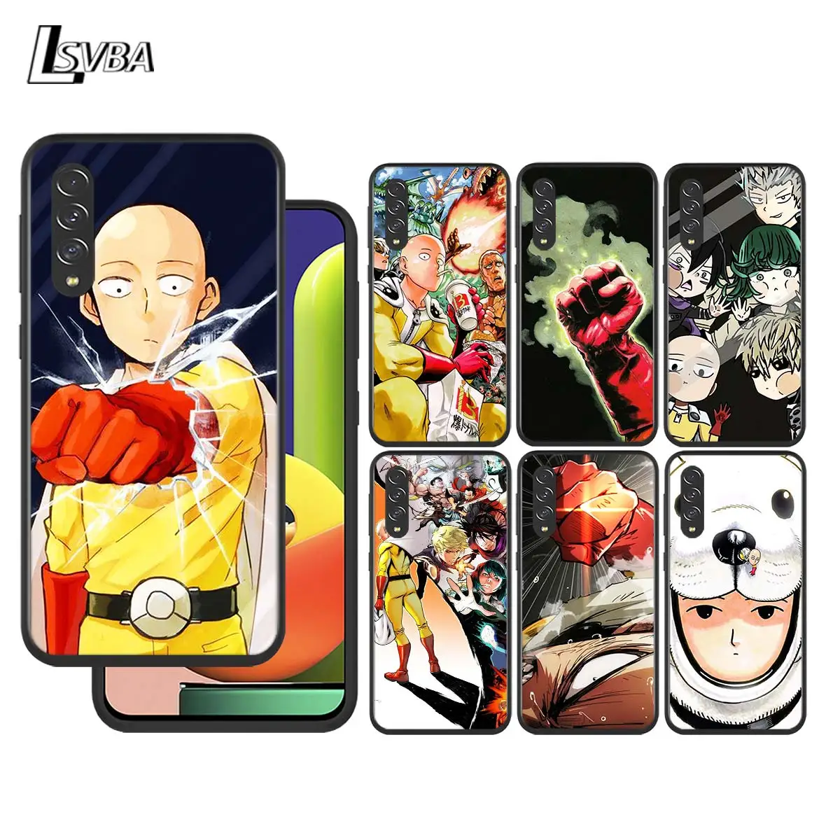 

One Punch Man for Samsung Galaxy A90 A80 A70 A60 A50 A40 M30 A20E A2Core A10S A10E Silicon Soft Black Phone Case