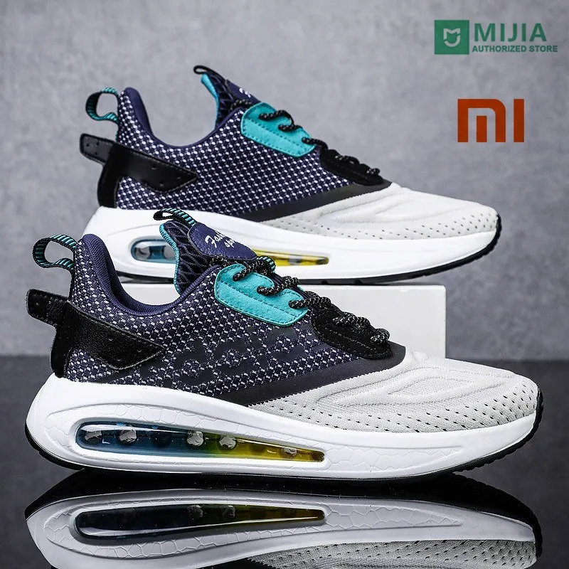 

Size 39-45 Xiaomi Sneakers Men's Outdoor Shoes Light Breathable Knitting male Running Shoes For Smart Home Sport Drop ship