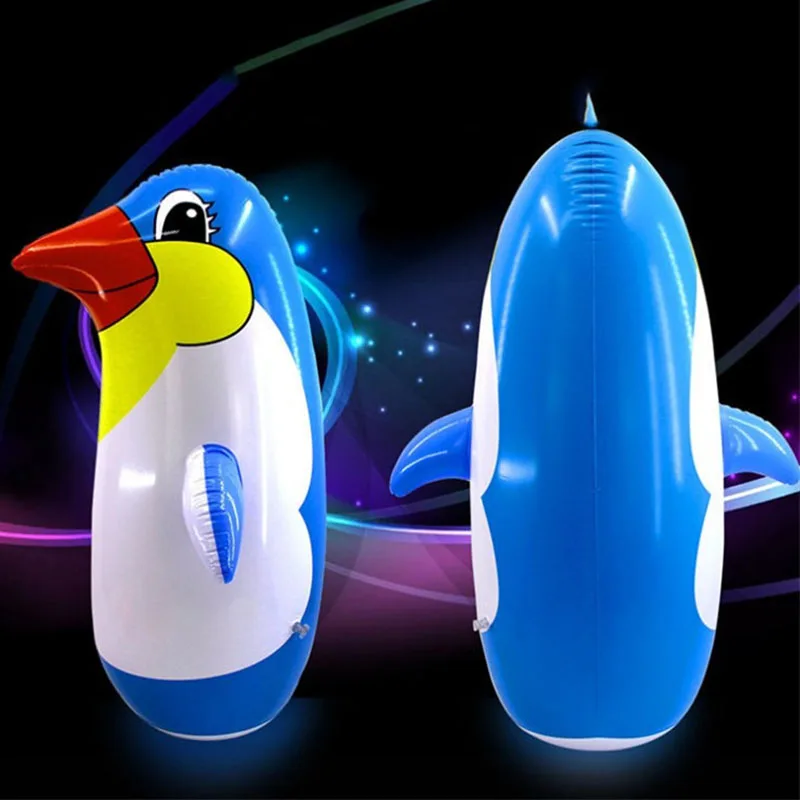 1piece Outdoor Fun Sports Random color 22&amp36&amp45&amp70cm Inflatable Penguin Toy Soft Plastic Tumbler For Children | Игрушки и хобби