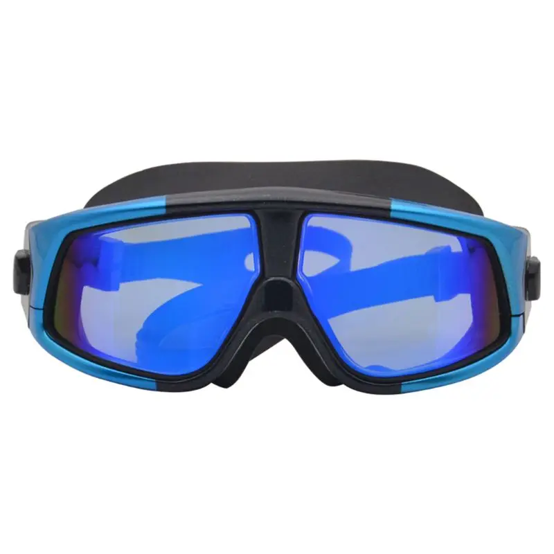 

K1AC Swimming Goggles Comfortable Silicone Large Frame Swim Glasses Anti-Fog UV Adult Swim Mask Waterproof